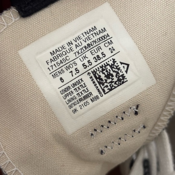 Converse Run Star motion HI Black and Cream Athletic Shoes - Picture 9 of 9